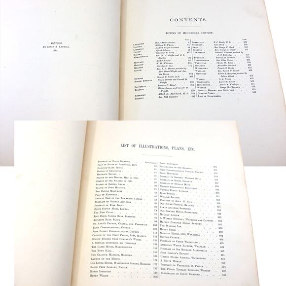 History of MIddlesex County Massachusetts Vols 1 & 2 by S.A. Drake [Set of 2] - Picture 16 of 16